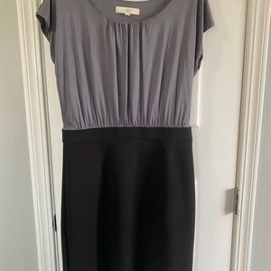 LOFT knee-length dress with cap sleeves for work